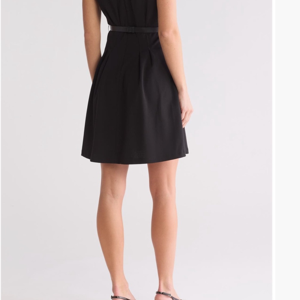 NEW Purple DKNY Sleeveless Fit & Flare Dress - Picture 2 of 7
